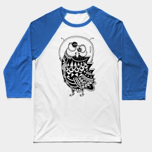 Owl Astronaut 2 Baseball T-Shirt